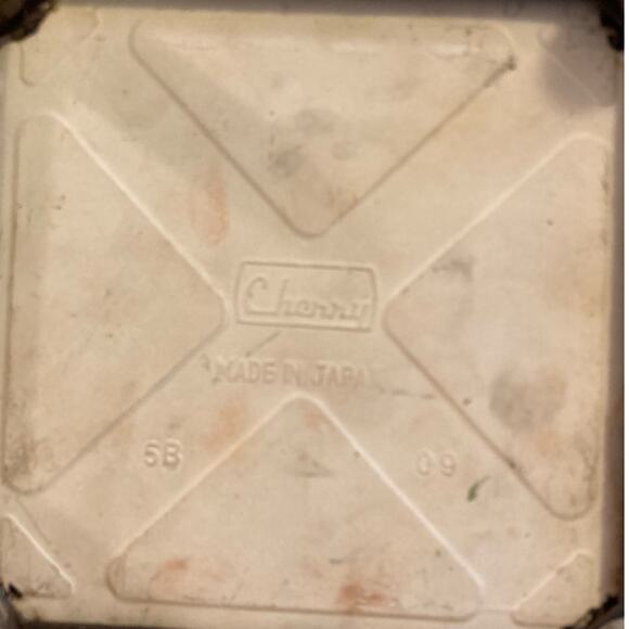 Vintage 70s White Tile Black Cast Iron Yellow Orange Mushrooms Wall Art Trivet - Picture 12 of 16